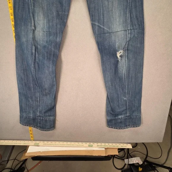 VTG Levis Engineered Jeans Mens Med Wash Blue Straight Twisted Fits 34x32